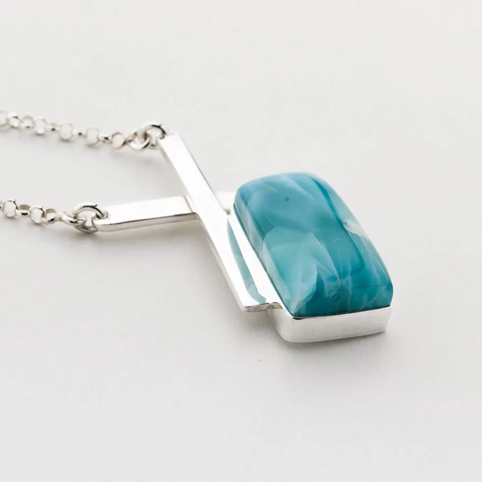 Larimar Necklace Leery