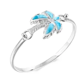 Larimar Royal Palm Tree Converta Bangle