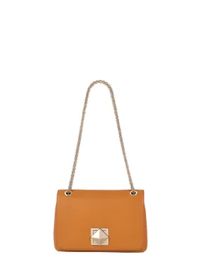 Le Clou Small Flap Bag, Mustard