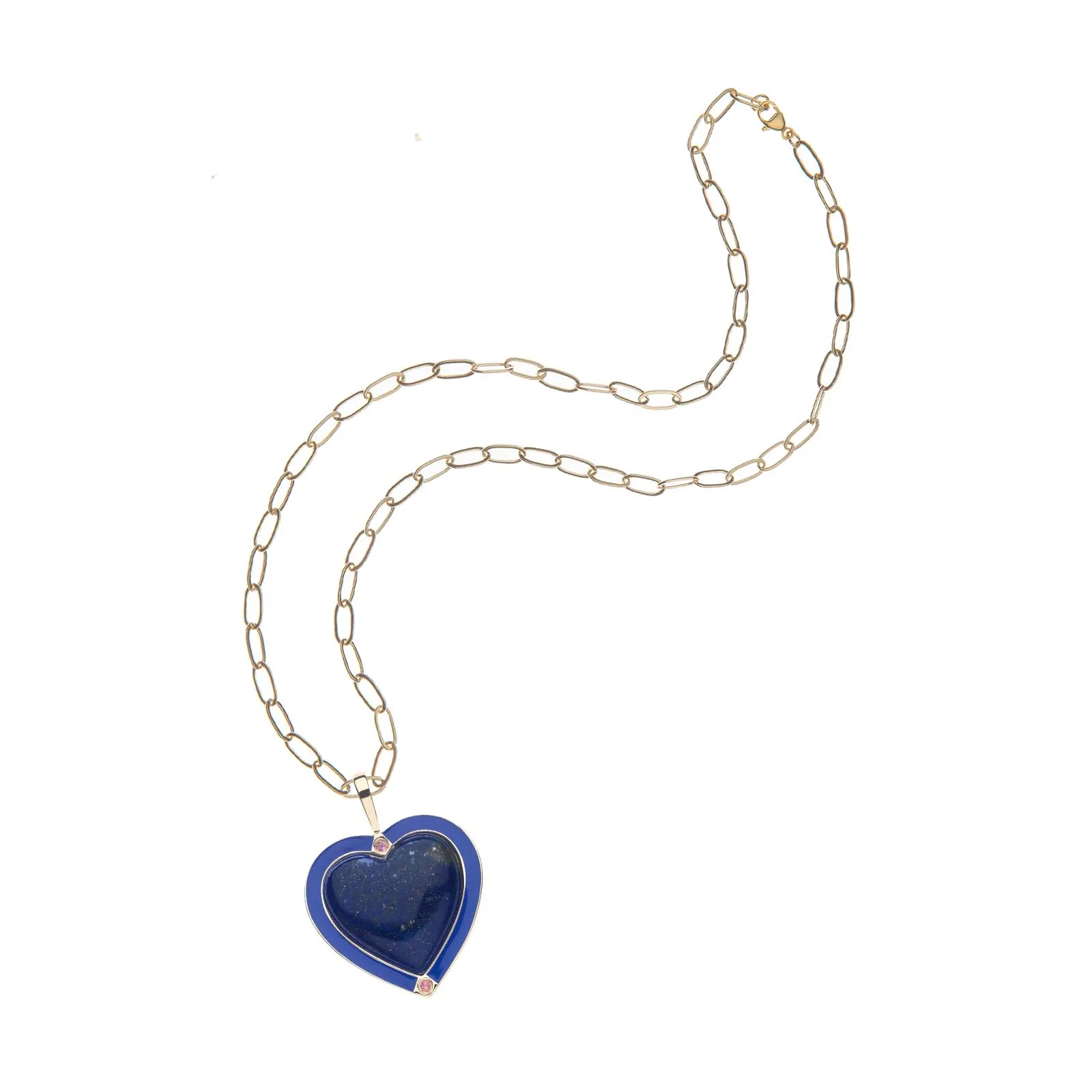 LOVE Enchanted Heart Pendant in Lapis