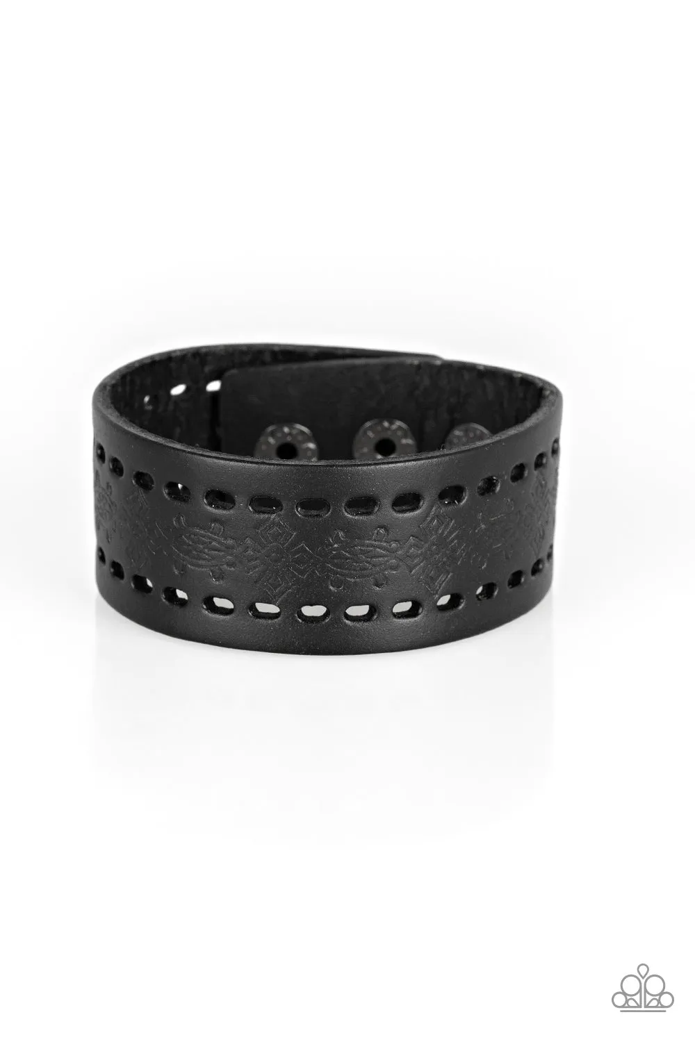 Make The WEST Of It - Black Bracelet