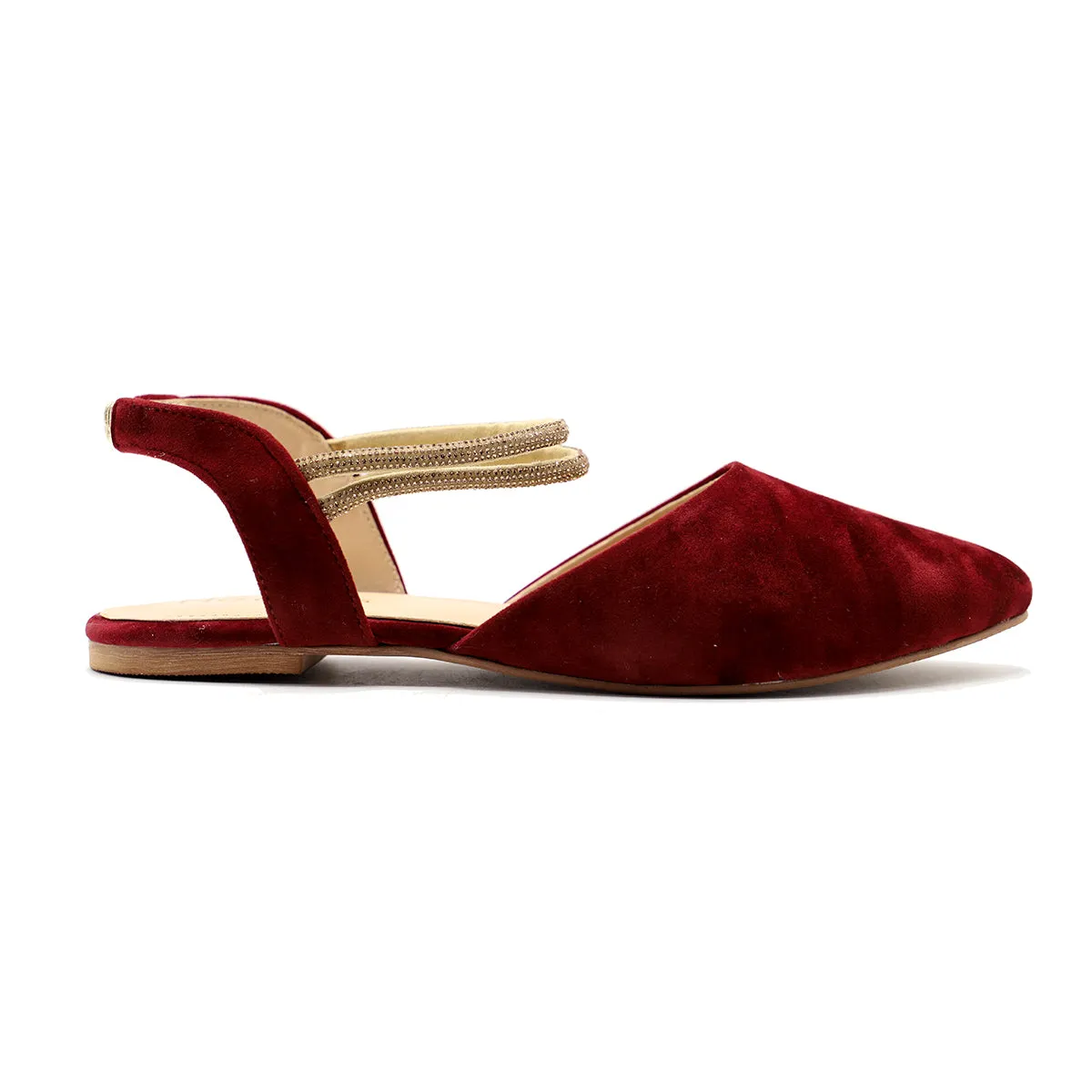 Maroon Formal Sling Back 090783