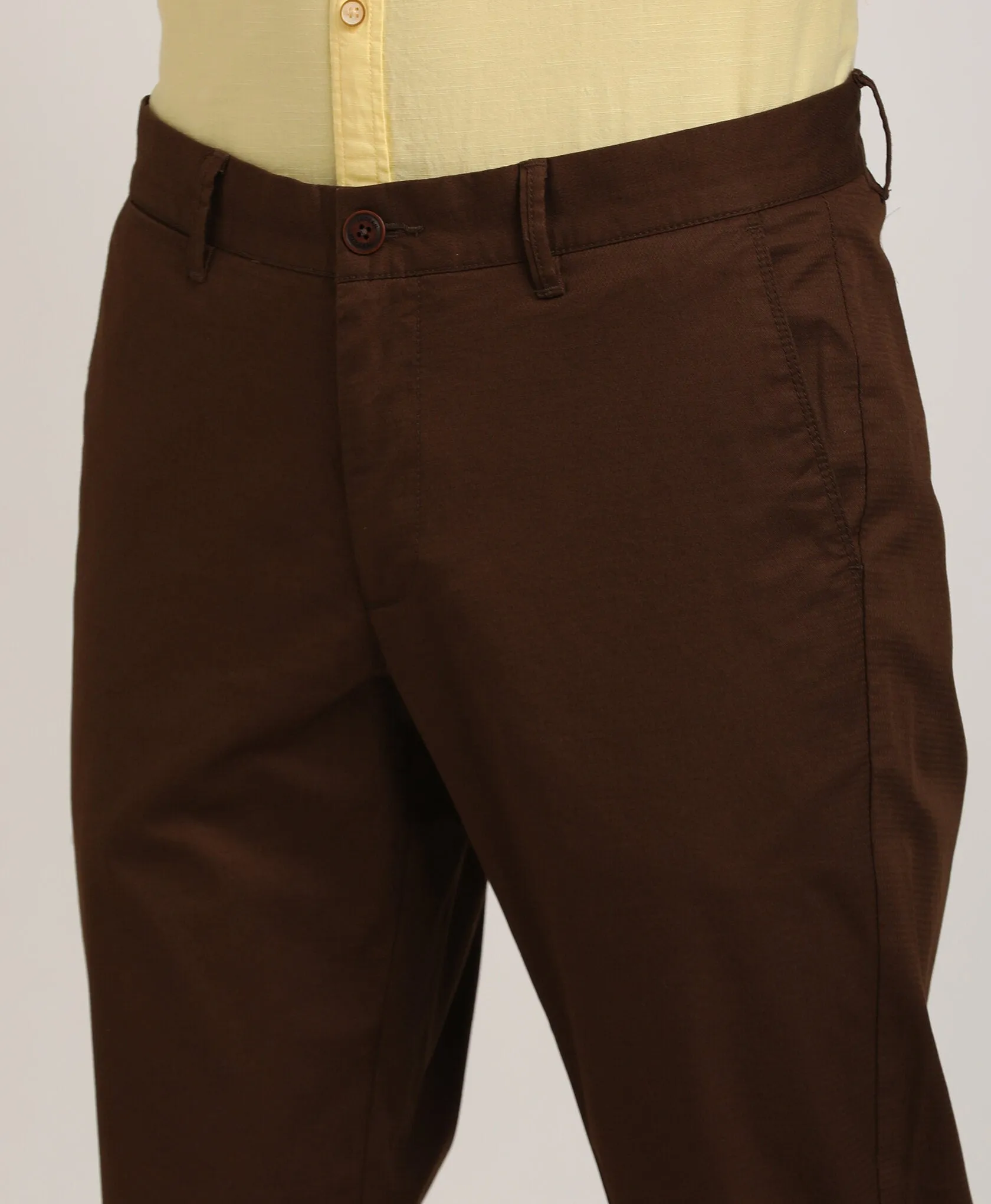 Men Brooklyn Fit Cotton Stretch Trouser