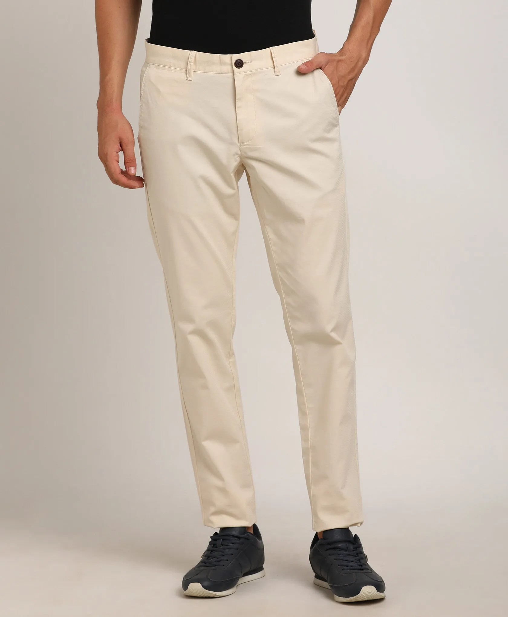 Men Brooklyn Fit Cotton Stretch Trouser