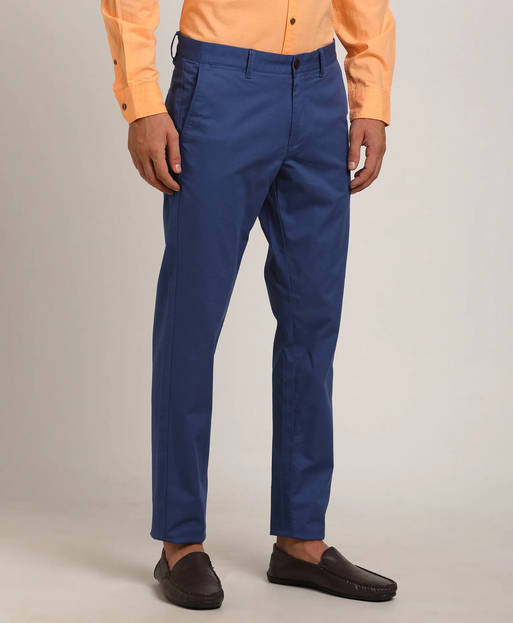 Men Brooklyn Fit Cotton Stretch Trouser