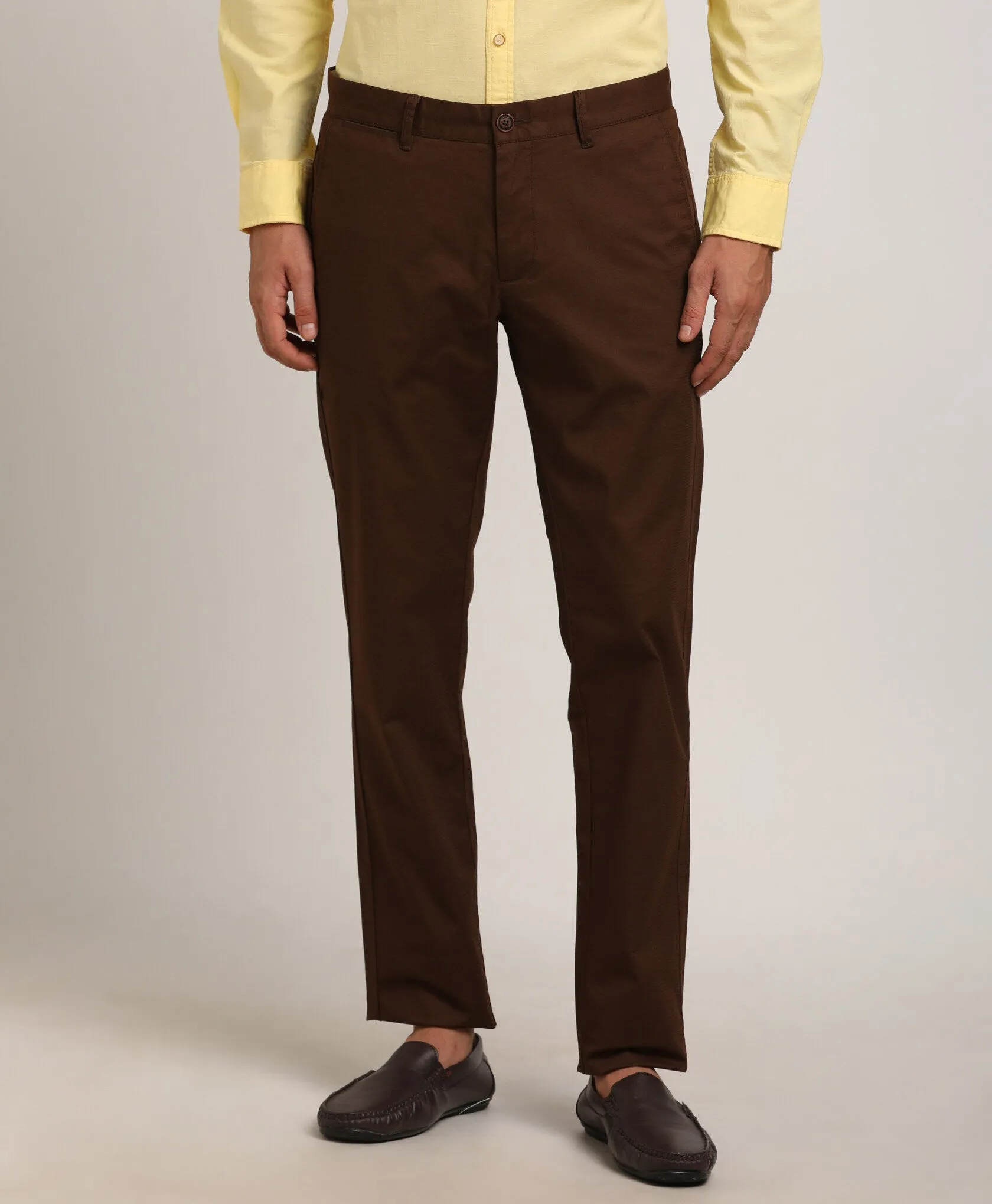 Men Brooklyn Fit Cotton Stretch Trouser