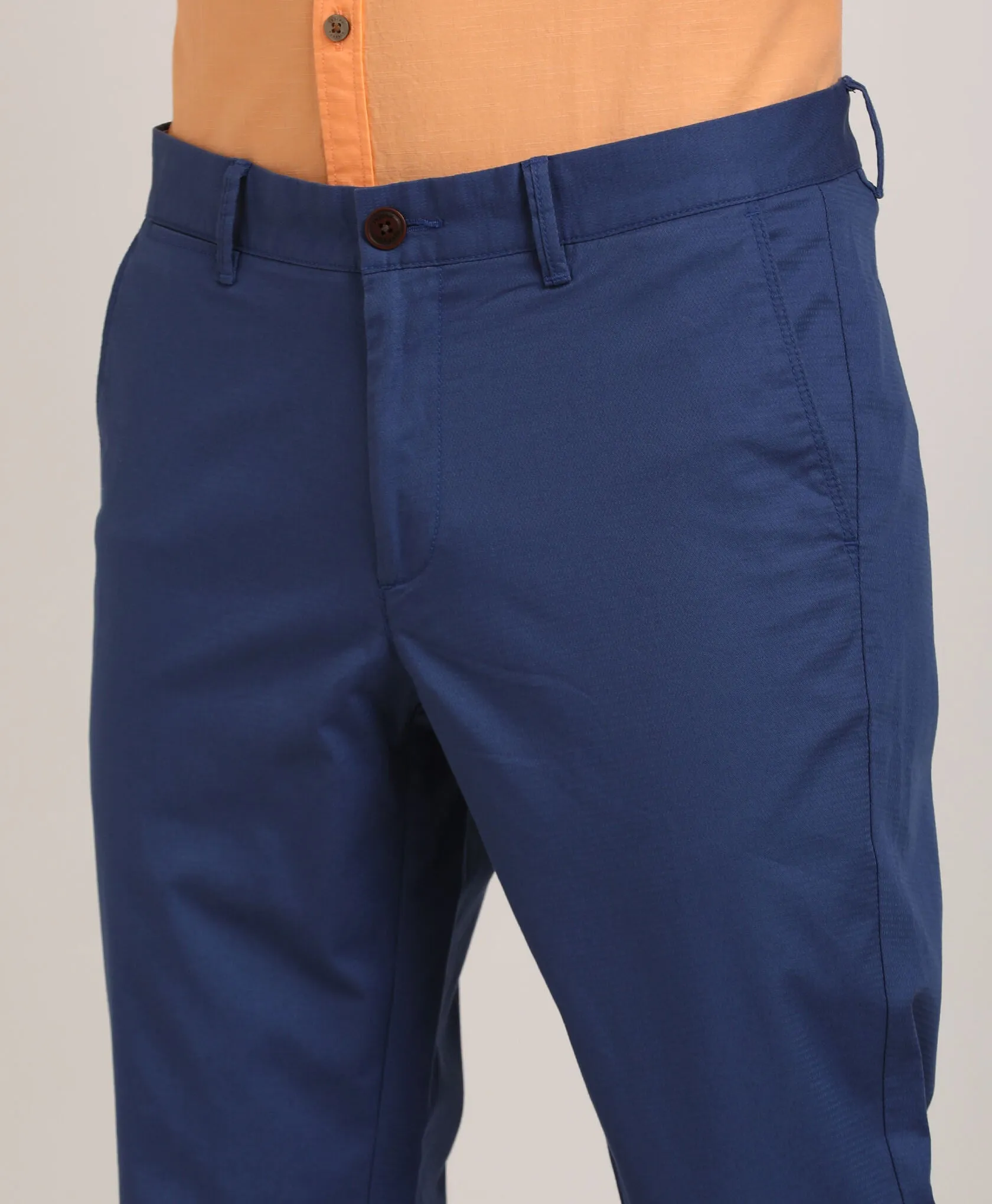 Men Brooklyn Fit Cotton Stretch Trouser