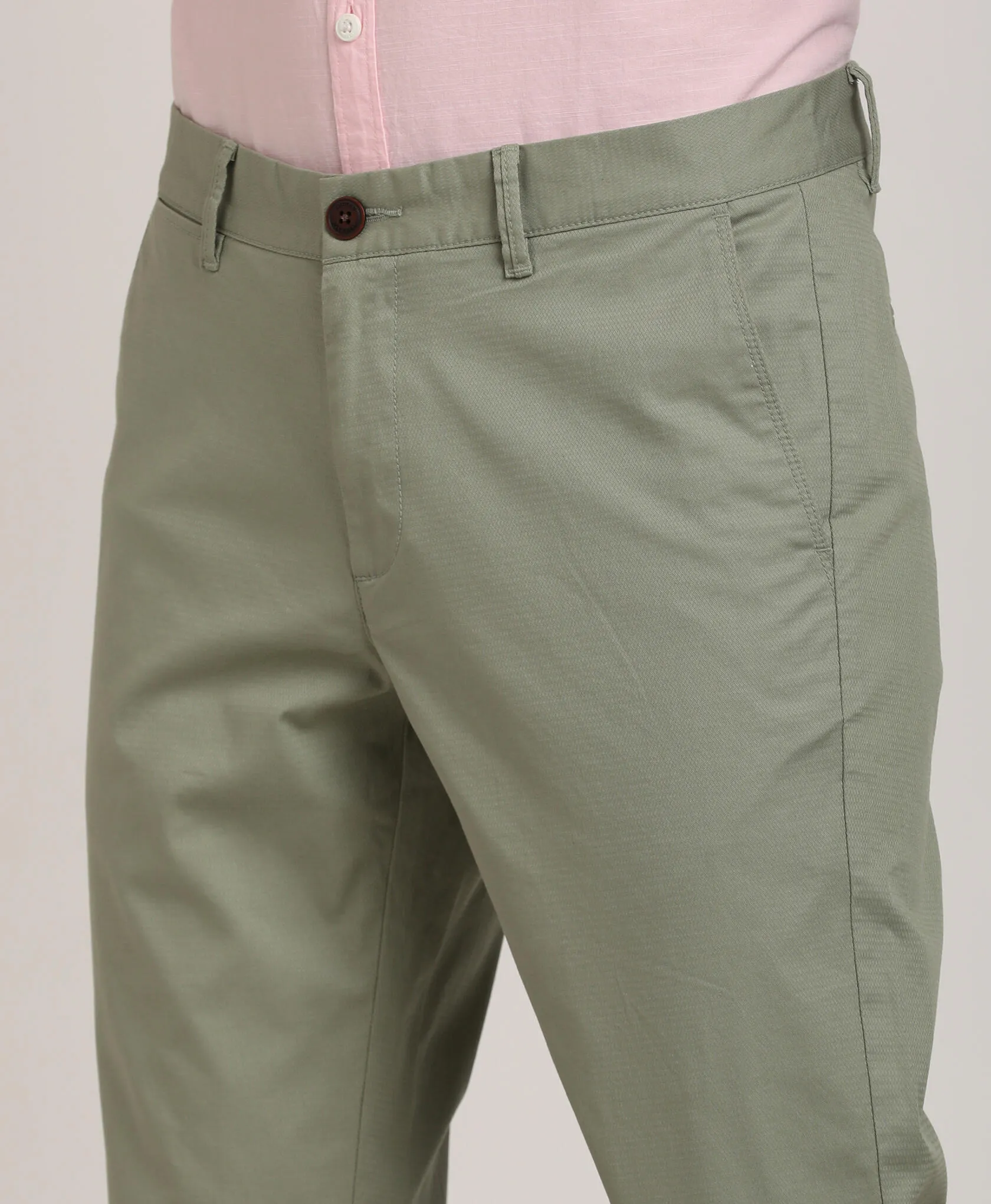 Men Brooklyn Fit Cotton Stretch Trouser