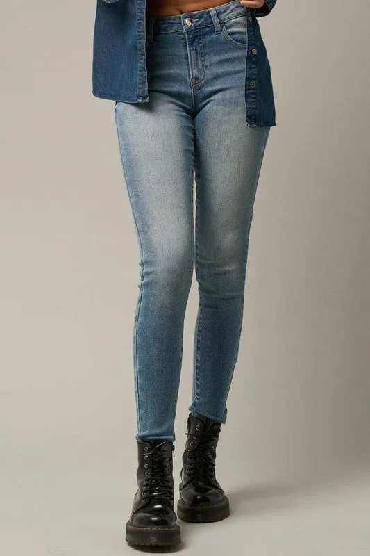 MID-RISE BASIC ANKLE SKINNY