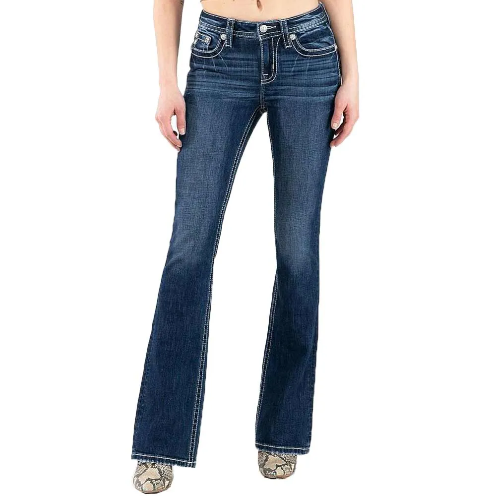 Miss Me Women's Tribal Dreams Bootcut Jeans