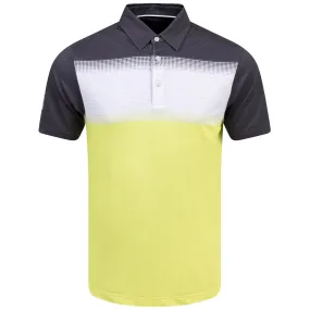 Mo Ventil8  Regular Fit Polo Sunny Lime/Black - SS24