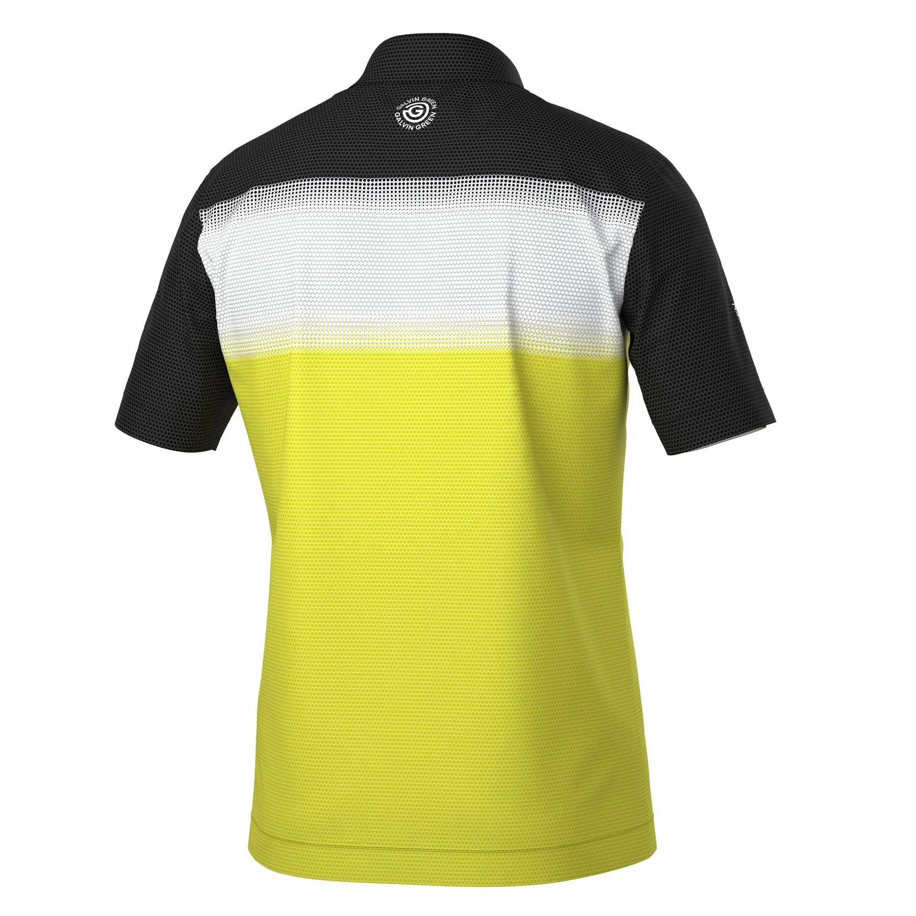 Mo Ventil8  Regular Fit Polo Sunny Lime/Black - SS24