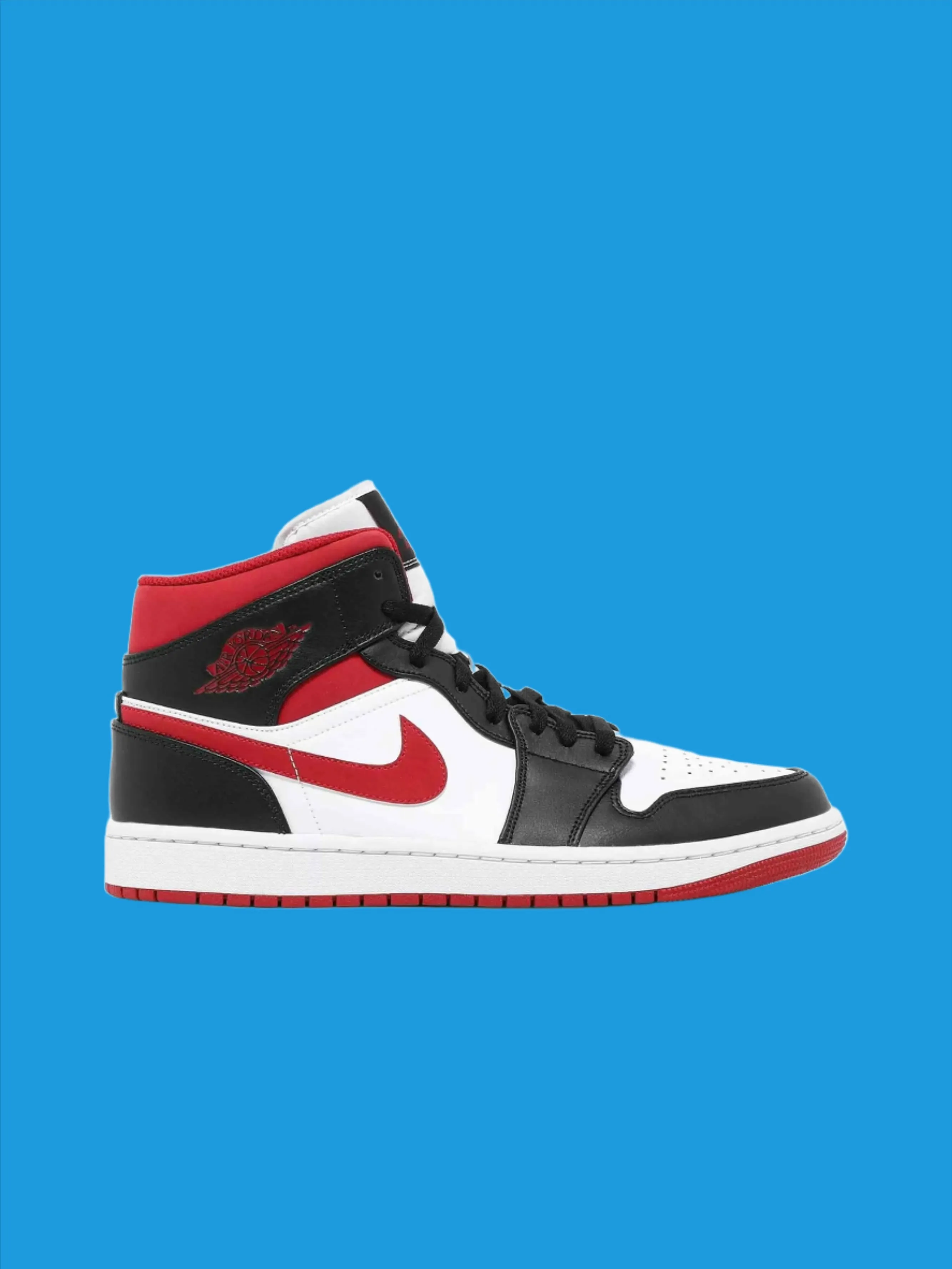 Nike Air Jordan 1 Mid Gym Red Black White