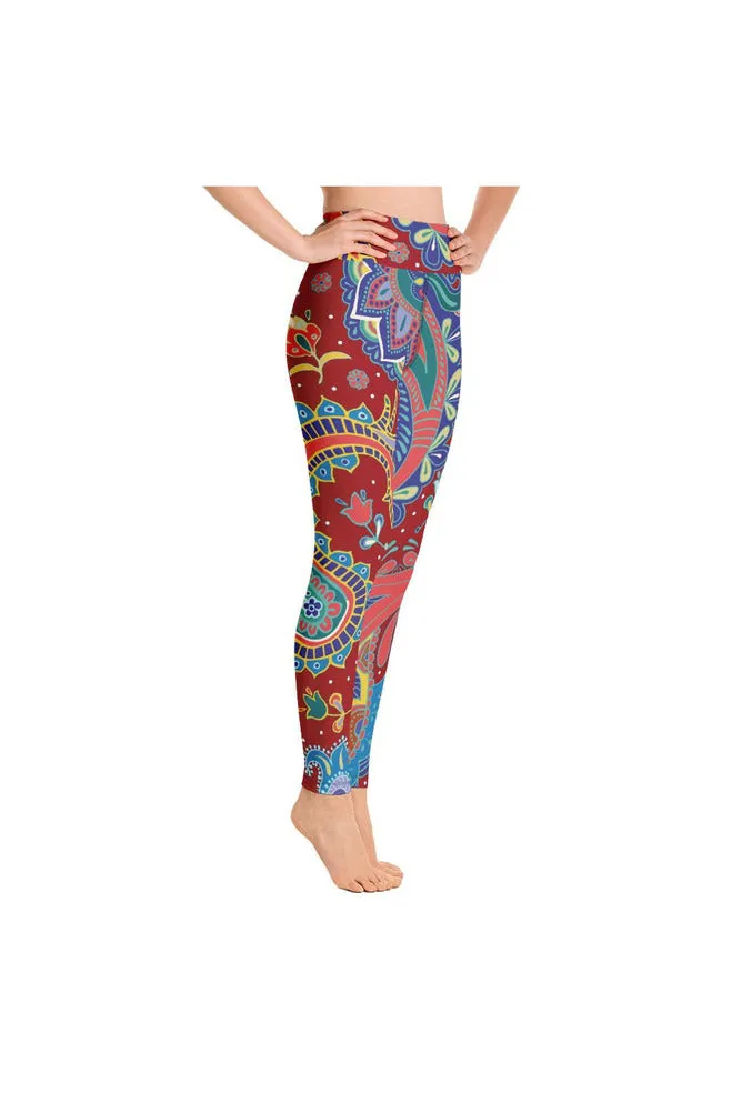 Paisley Passion Yoga Leggings