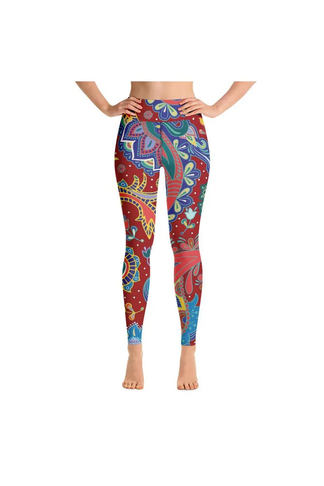 Paisley Passion Yoga Leggings