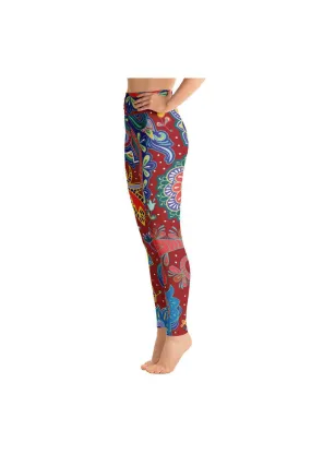 Paisley Passion Yoga Leggings