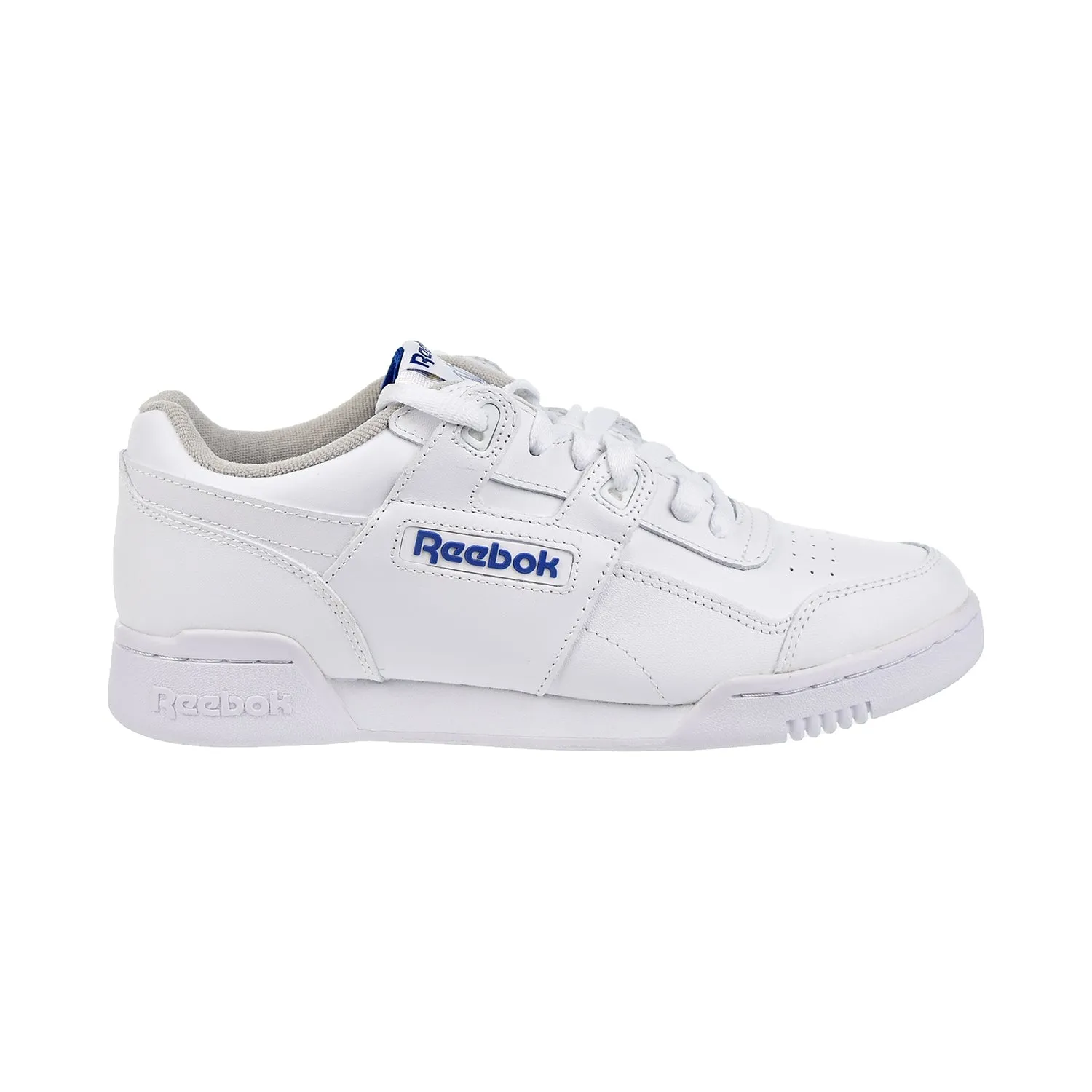 Reebok Workout Plus Mens Shoes White/Royal