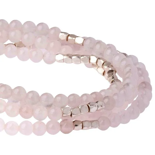 Scout Curated Wears Stone Wrap- Rose Quartz