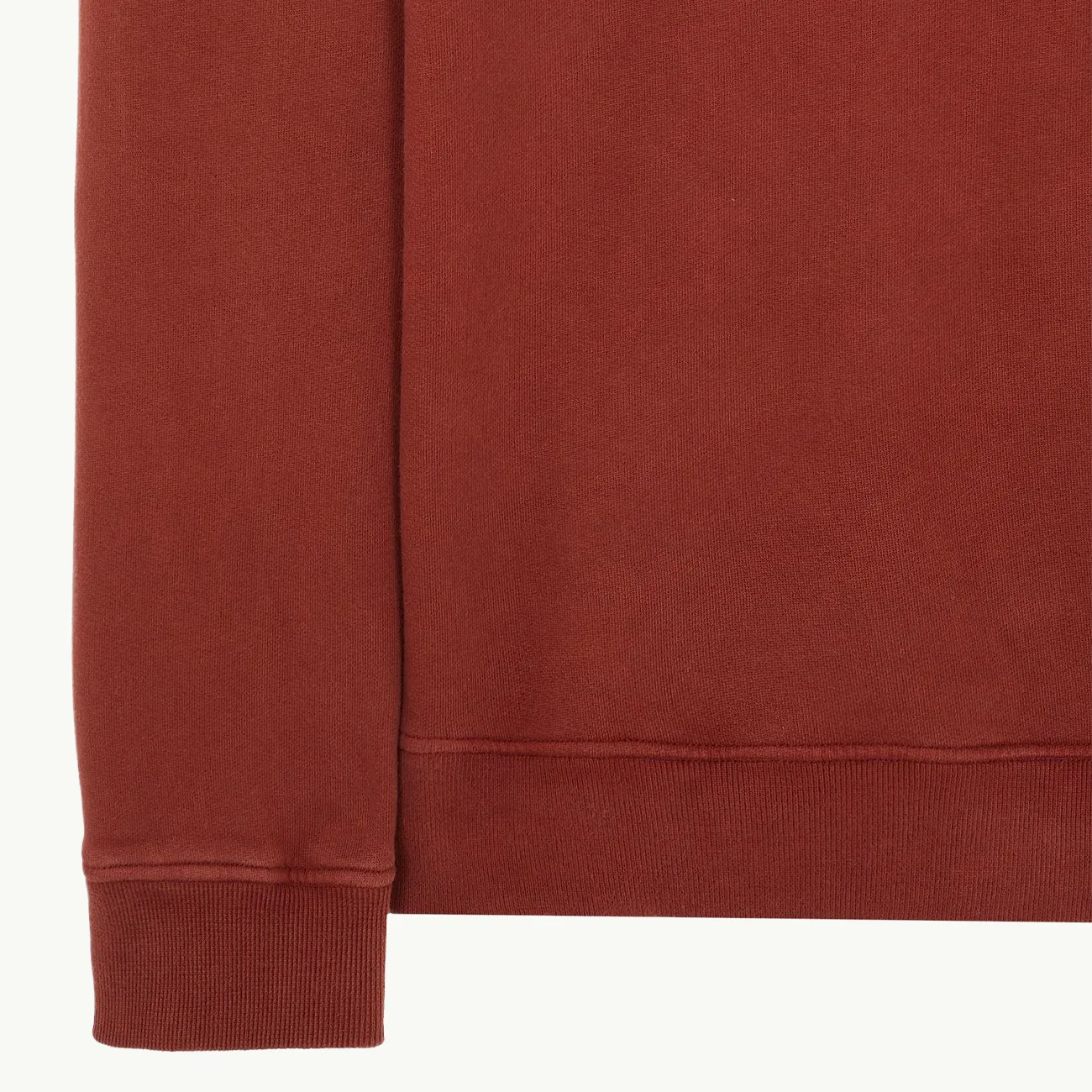 Sweatshirt Crew Brushed - Maroon 7779