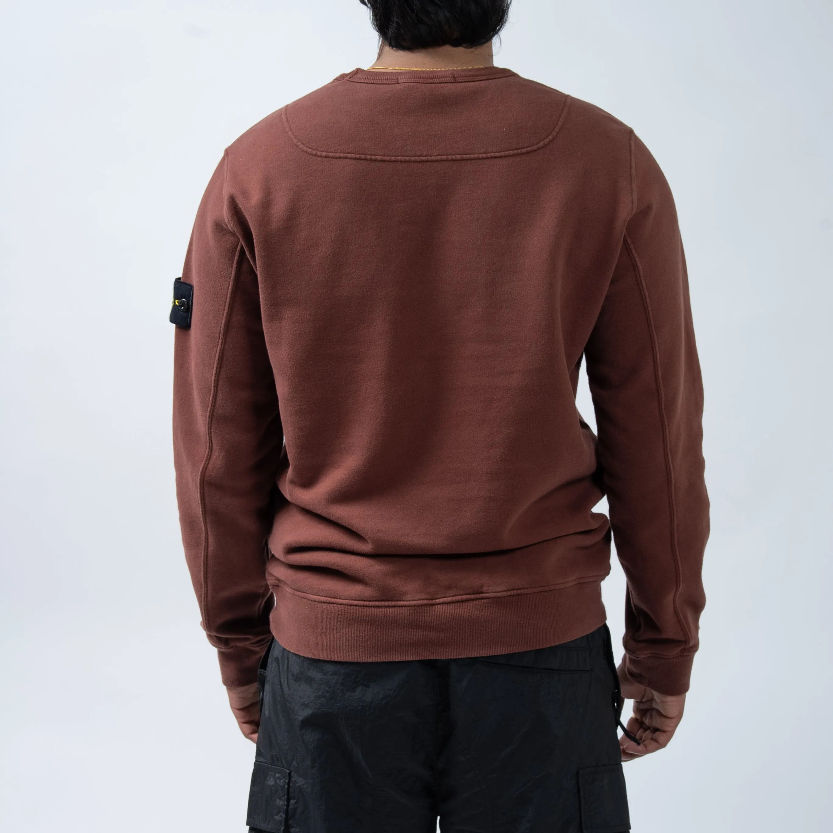 Sweatshirt Crew Brushed - Maroon 7779