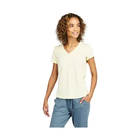 Tasc Women's Nola V Neck Tee - Daisy Yellow