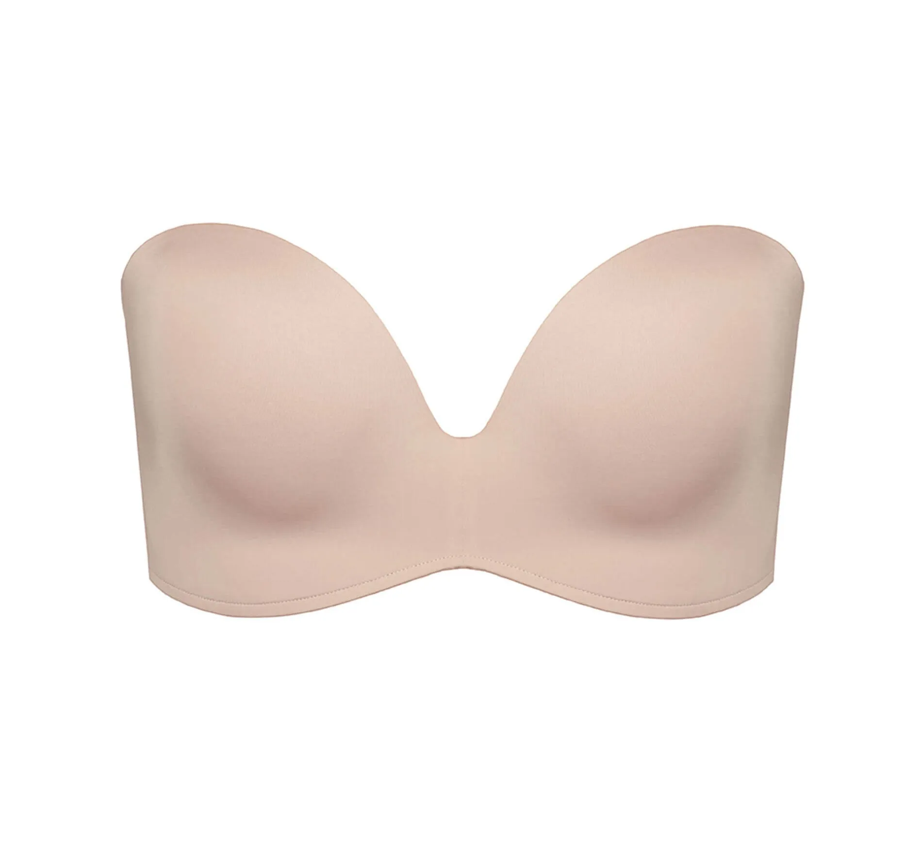 Ultimate Strapless Under Wire Push Up Bra - Nude