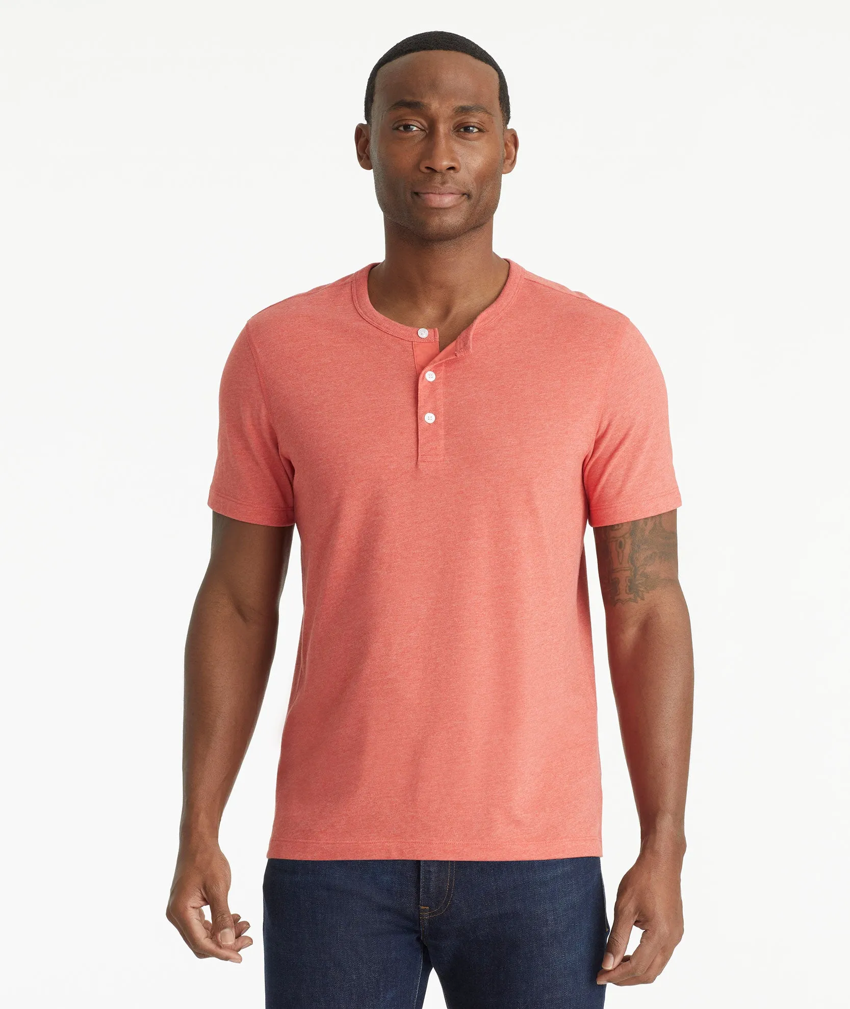 Ultrasoft Short-Sleeve Henley