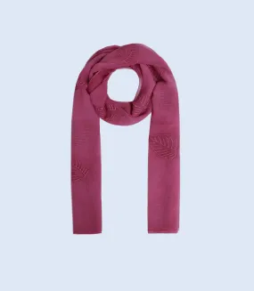 WA0829-MAROON-Scarf For Women