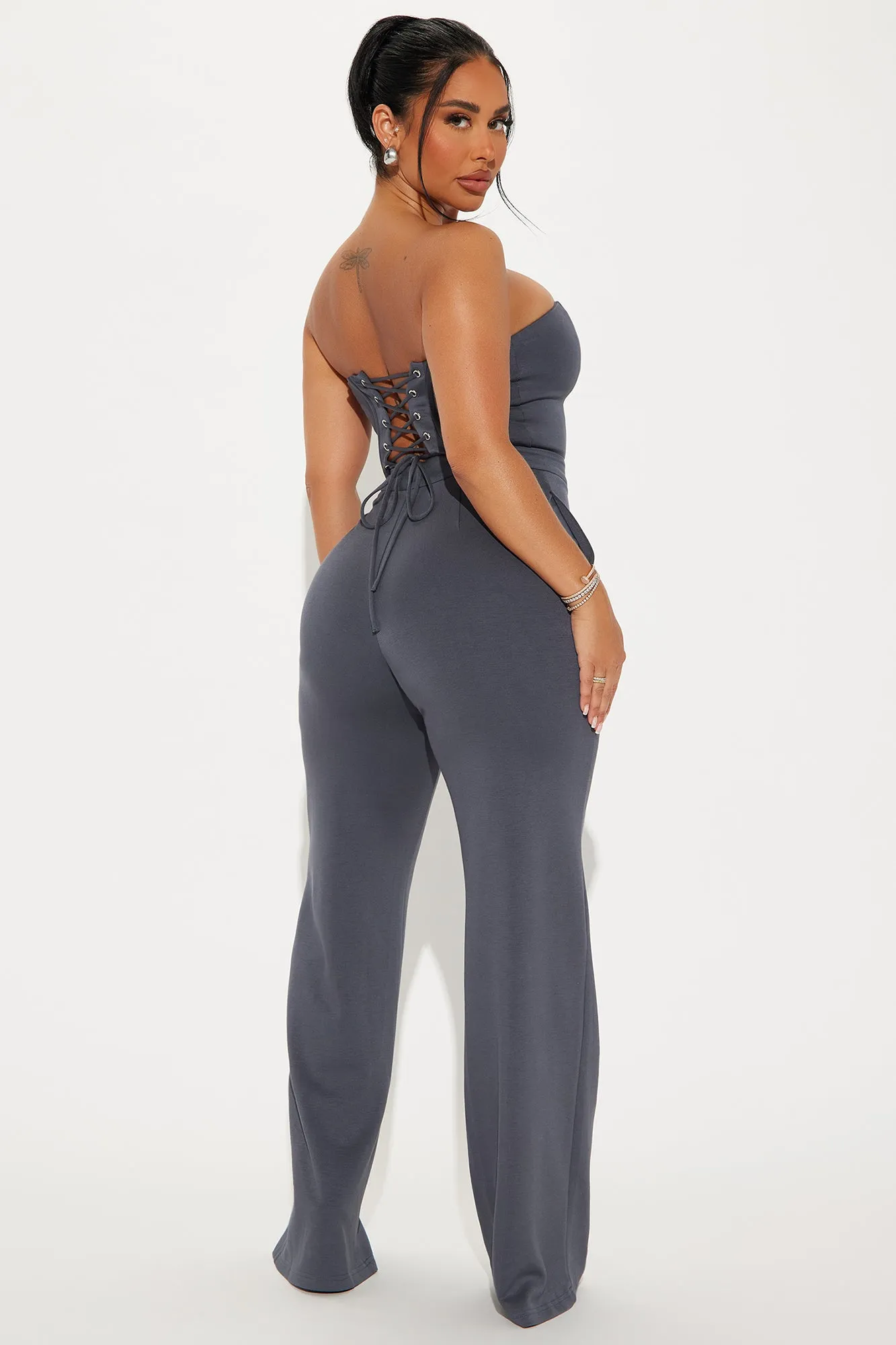 Weekend Attire Jumpsuit  - Charcoal