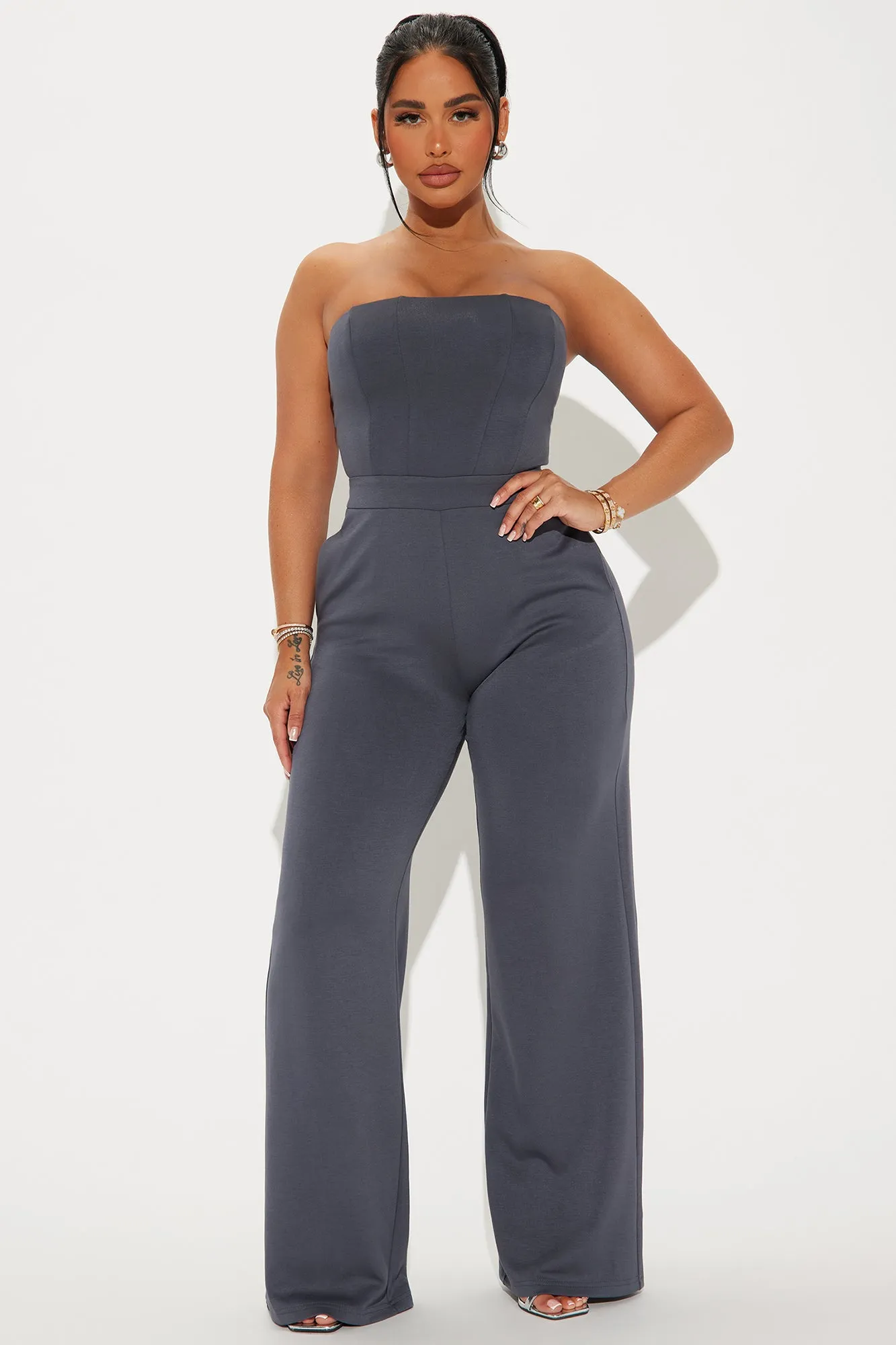 Weekend Attire Jumpsuit  - Charcoal