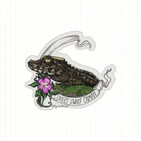 Wholesale - Cuvier's Dwarf Caiman Banner Sticker